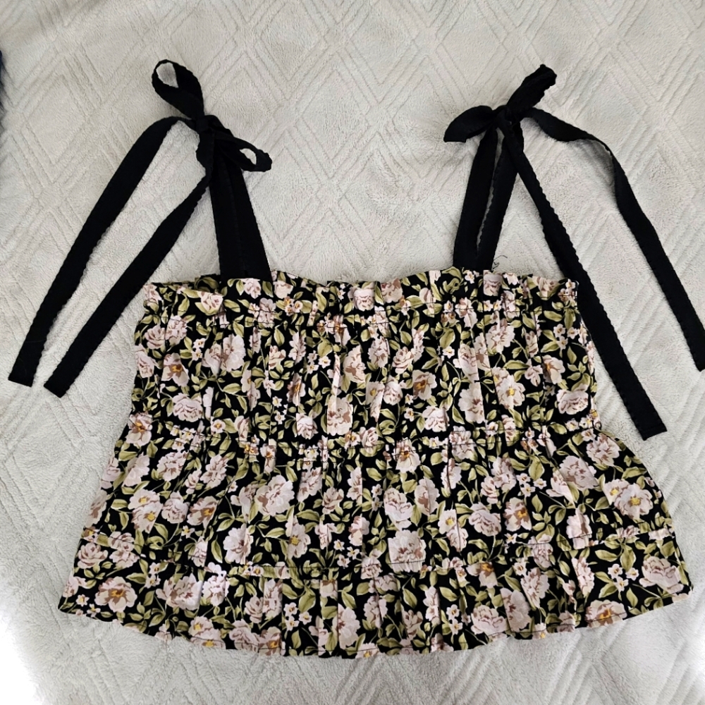 Arula Floral Tank Top - Sz B (2X/18-20)